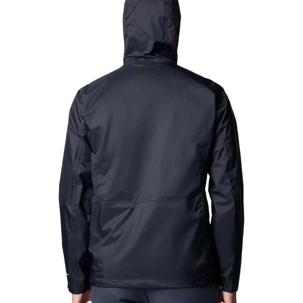 Columbia Men’s Black Waterproof Pouring Adventure Hiking Jacket Photo of the Espace des Marques %store% store - view of %key%