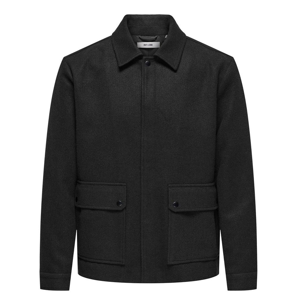 Veste Noir Homme Only & Sons Ponnor pas cher