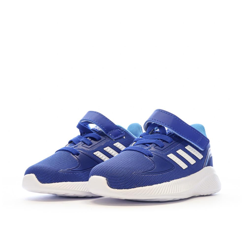 Zapatillas Adidas Runfalcon 2.0 Azul Oscuro Niño ver 6