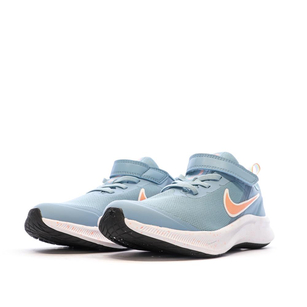 Baskets Bleu Fille Nike Star Runner 3 vue 6