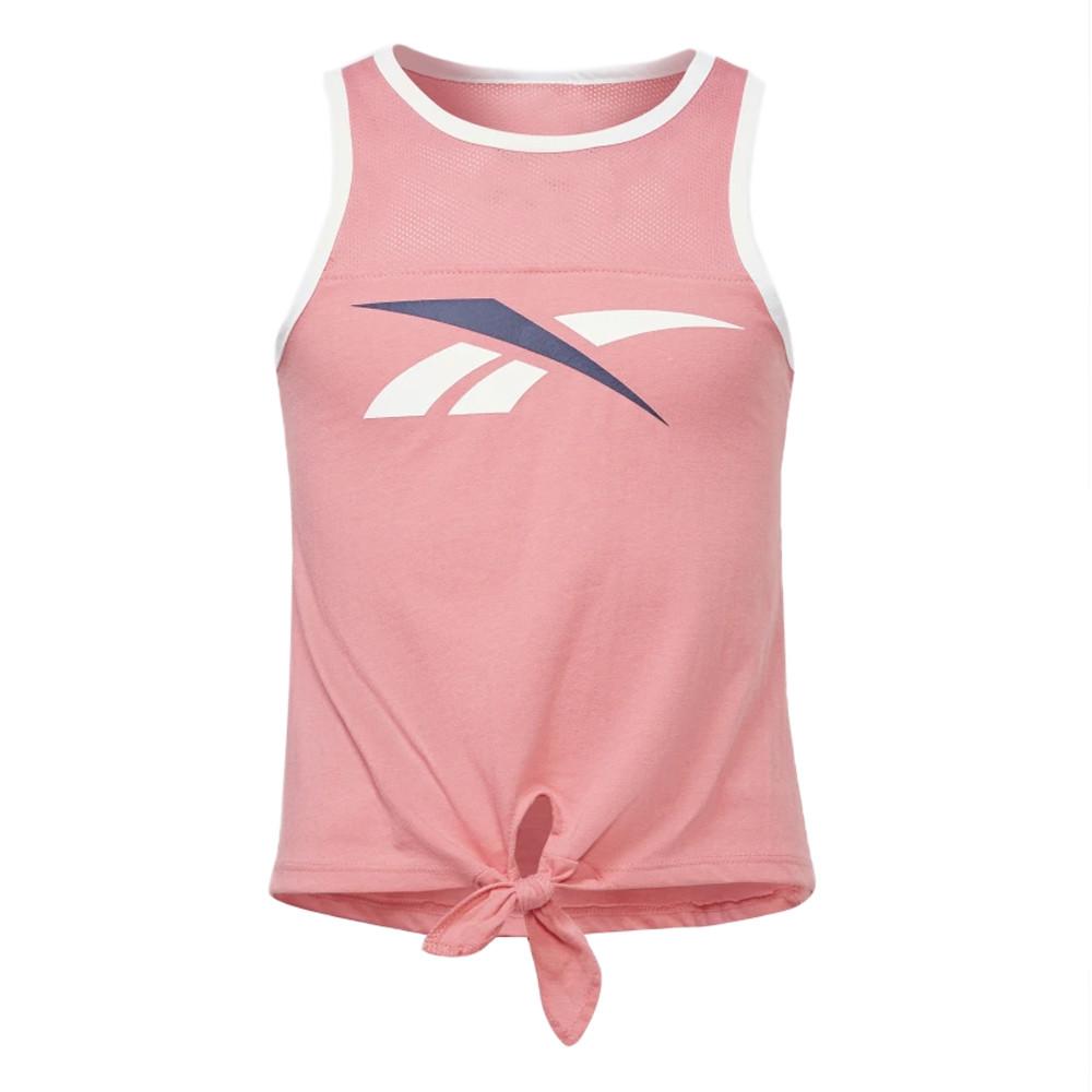 Débardeur Rose Fille Reebok Tie-front pas cher