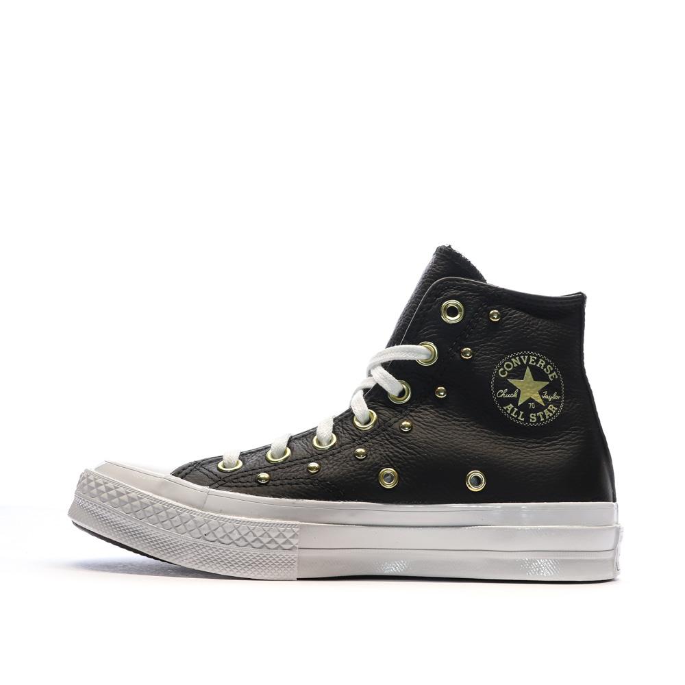 Baskets Noir/Doré Femme Converse Converse Chuck 70 pas cher