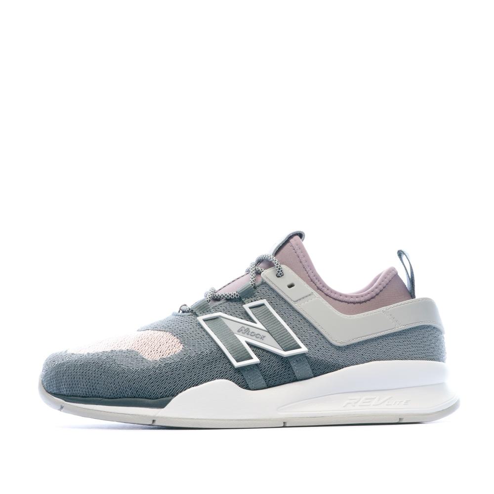 MS247 Baskets Gris Homme New Balance pas cher