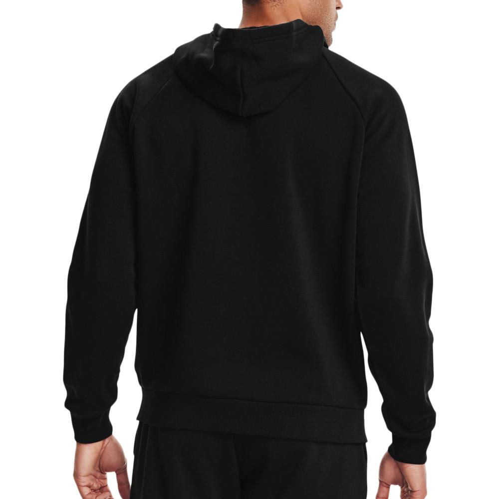 Sweat Zippé Noir Homme Under Armour Rival vue 2