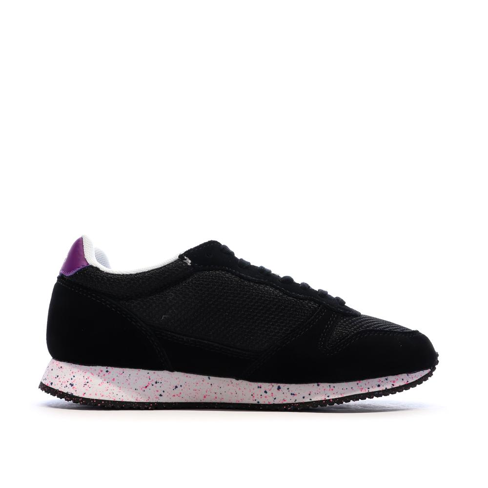 Baskets Noires Femme Le Coq Sportif Alpha vue 2