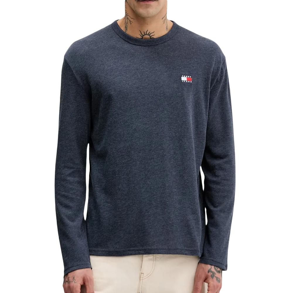 T-Shirt manches longues Noir Homme Tommy Hilfiger Tjm Reg pas cher