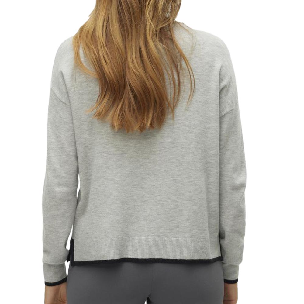 Pull Gris Femme Vero Moda Breezess vue 2