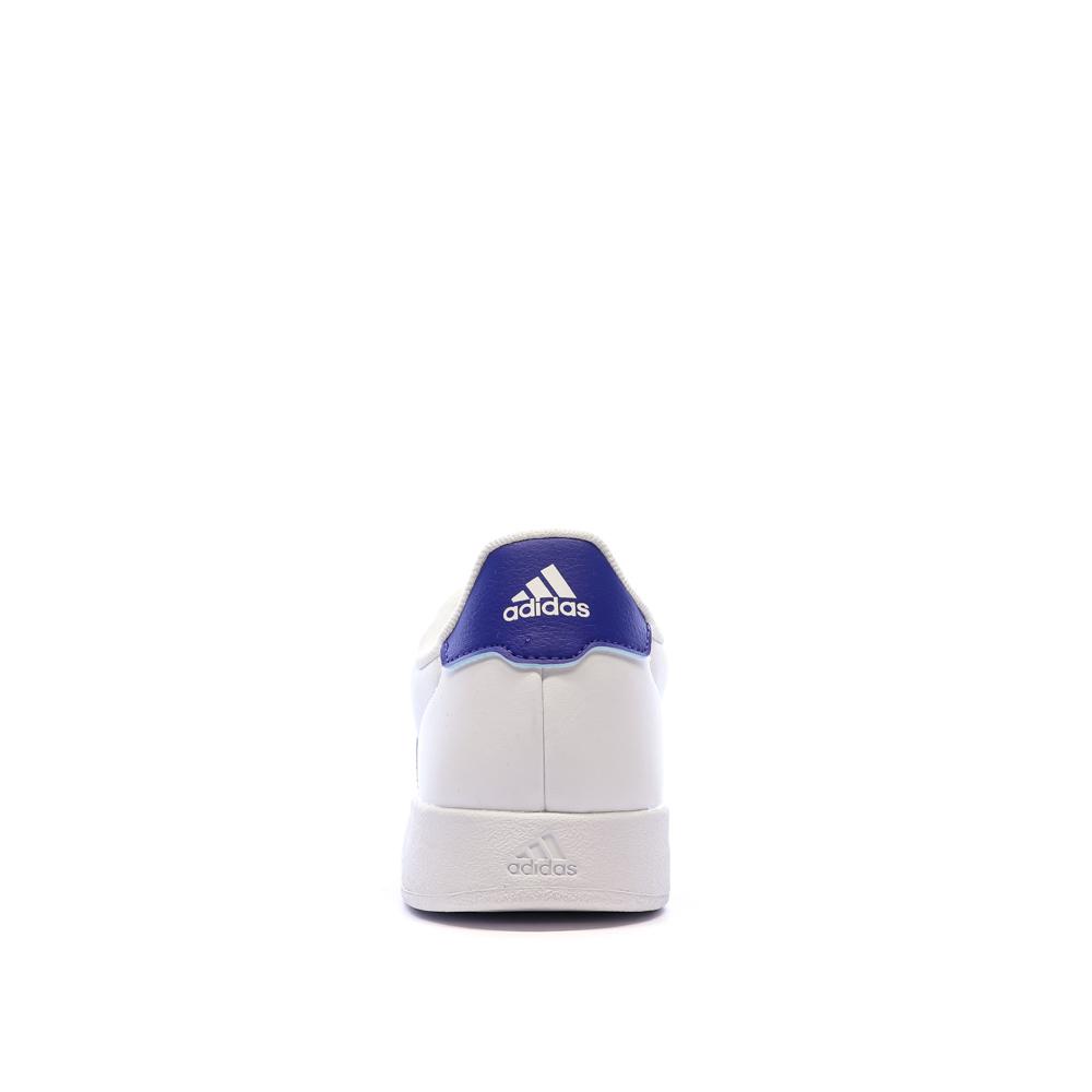 Baskets Blanches Junior Adidas Breaknet 2.0 vue 3