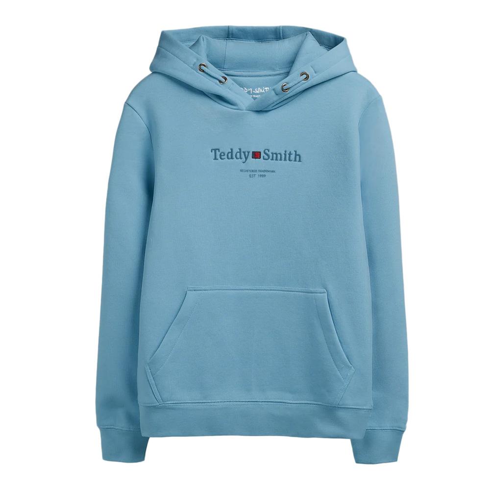 Sweats Bleu Garçon Teddy Smith S-jim Hoody Jr [68fb6a69578f8] pas cher