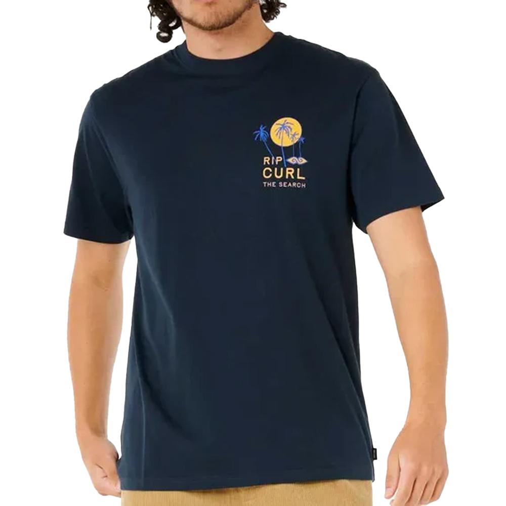 Rip Curl Herren Marine T-Shirt Welsh Codie günstig