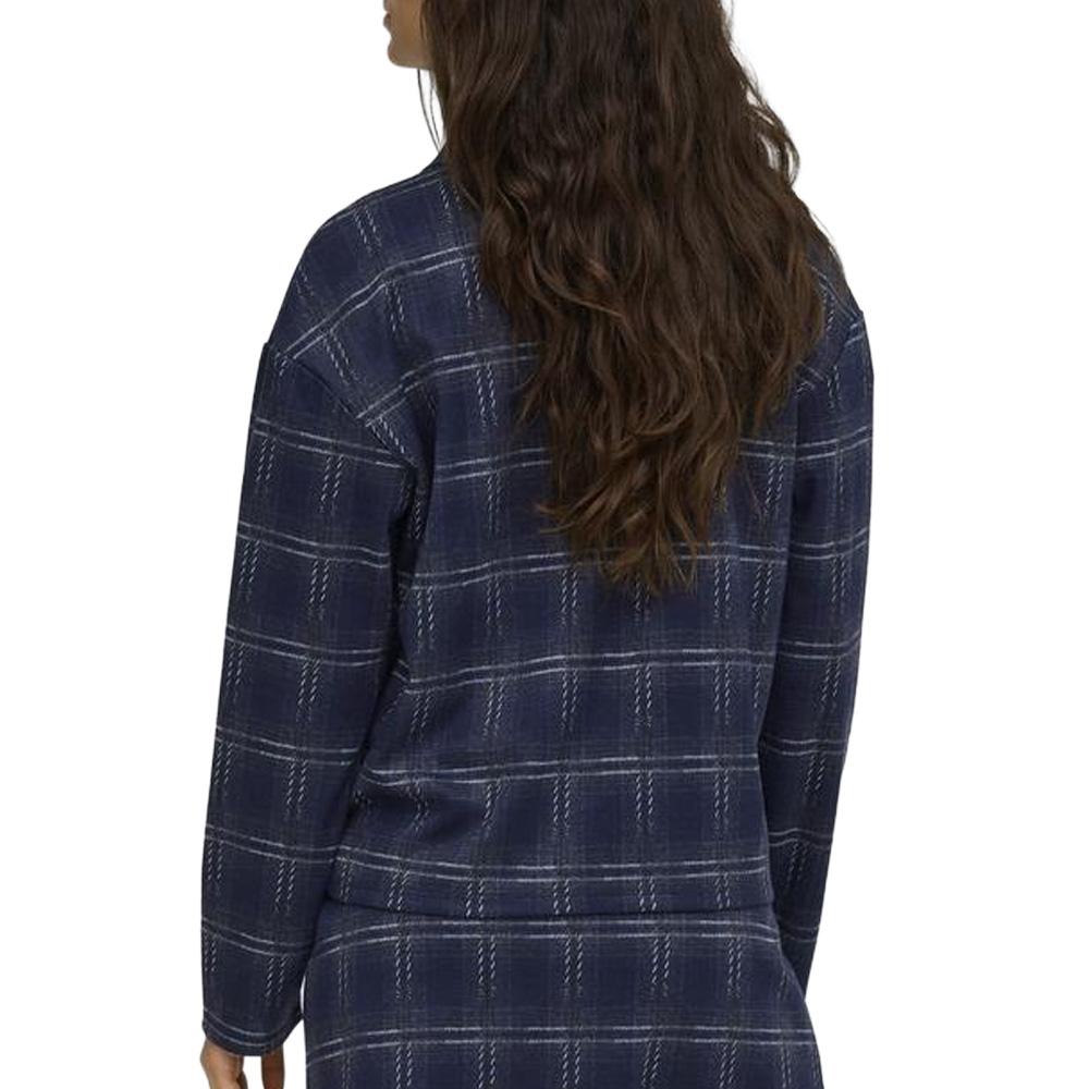 Chemise à Carreaux Bleu Femme JDY Filukka vue 2