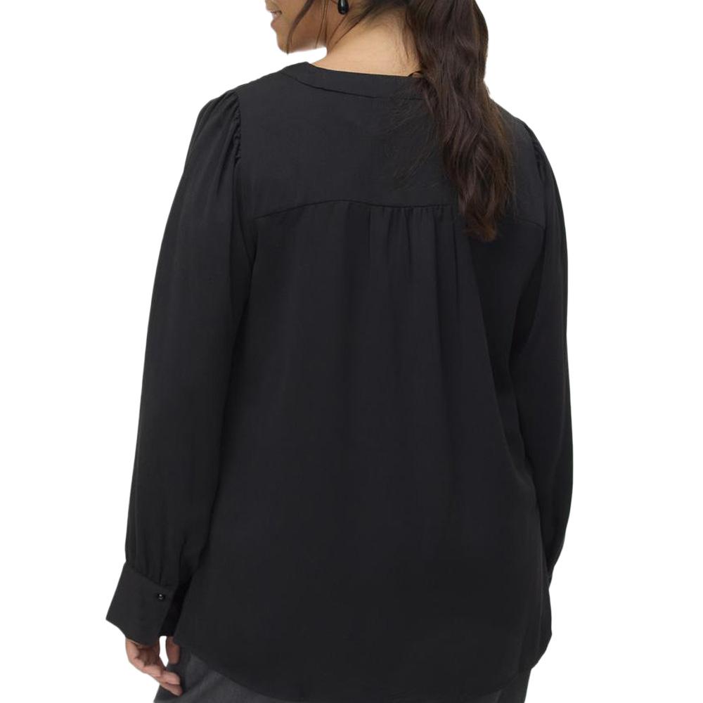 Chemise Noire Femme Vero Moda Fasana vue 2