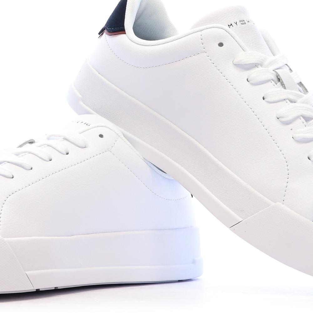 Baskets Blanches Homme Tommy Hilfiger Court vue 7
