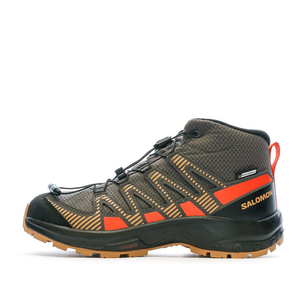 Chaussures de Randonnée Grise Garçon Salomon Xa Pro V8 pas cher