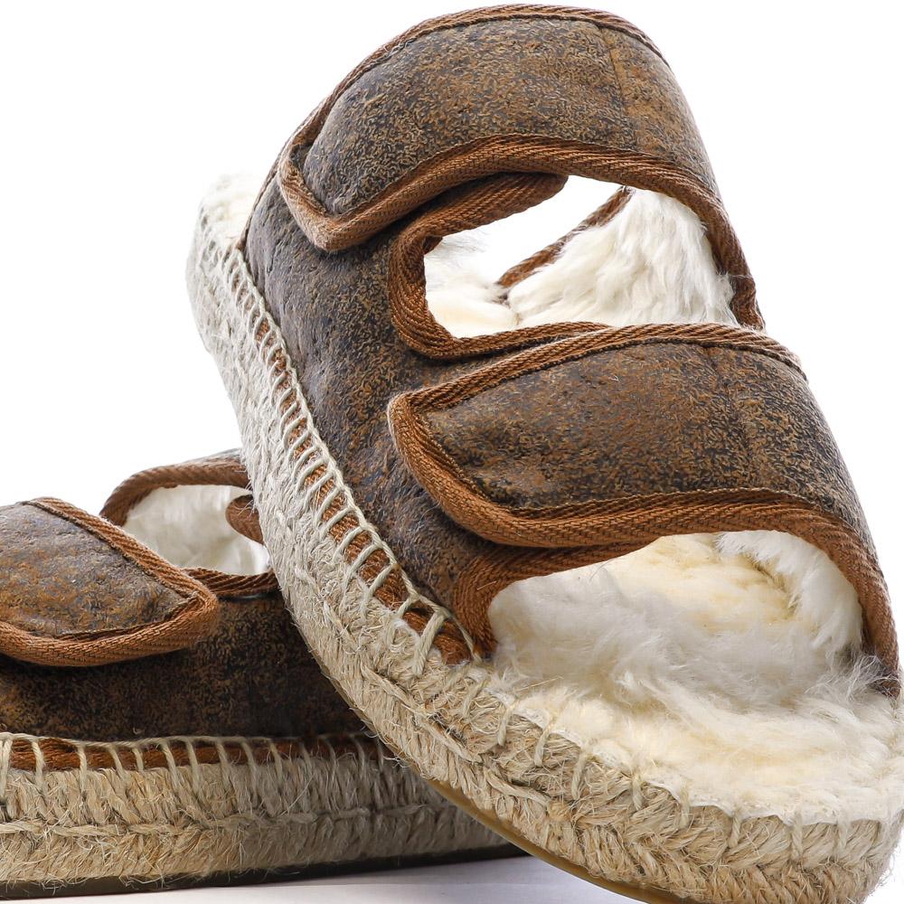 Sandales Marron Femme Pare Gabia Batista vue 7