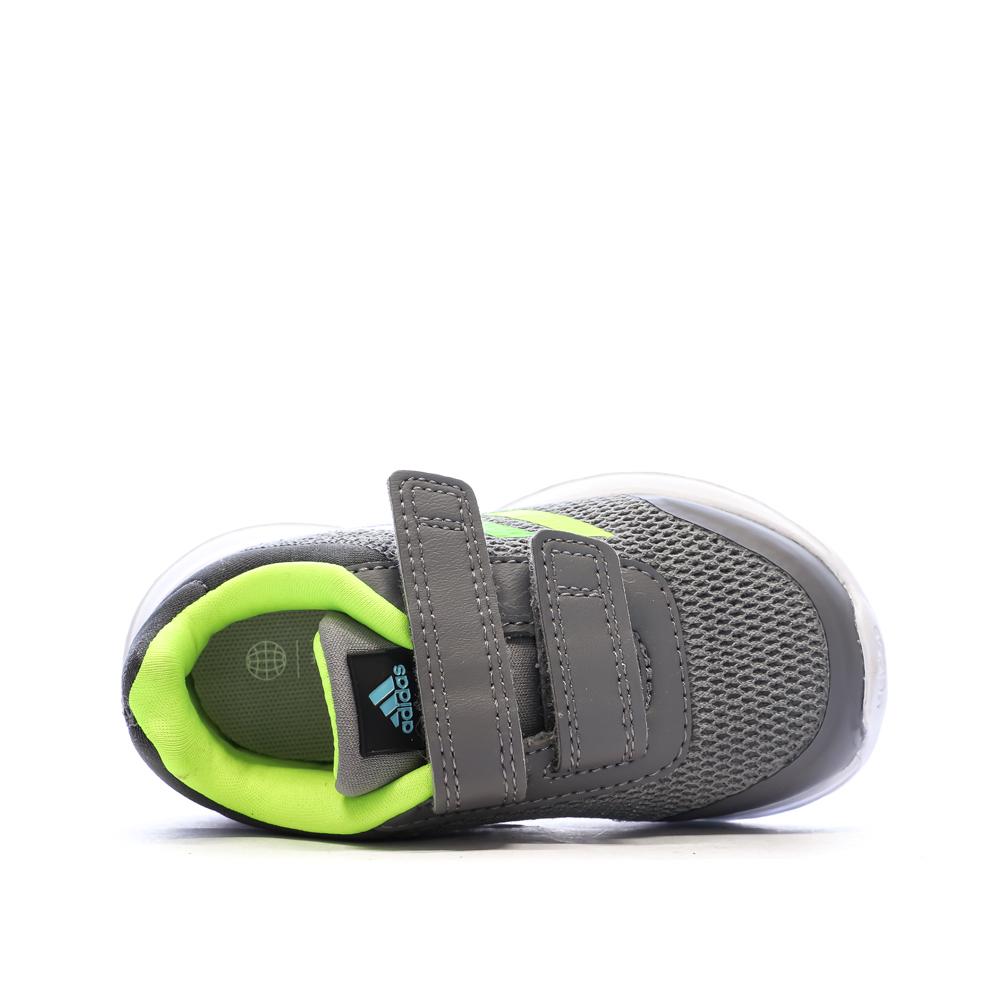 Baskets Grises Garçon Adidas Tensaur vue 4