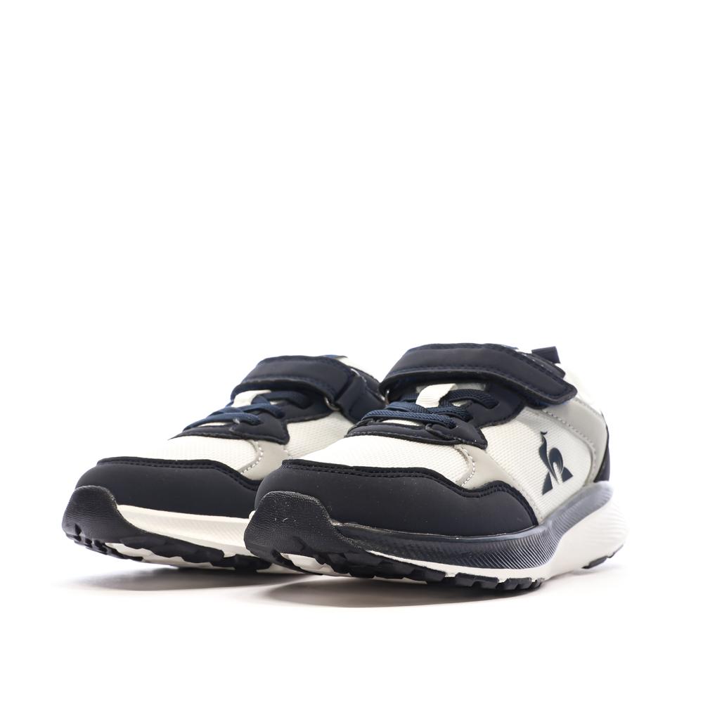 Baskets Marine/Blanc Garçon Le Coq Sportif R500 Ocean vue 6