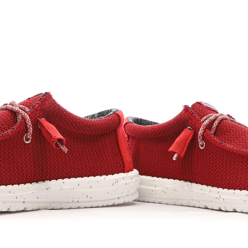 Chaussures Rouge Homme Hey Dude Wally Sport Mesh vue 7