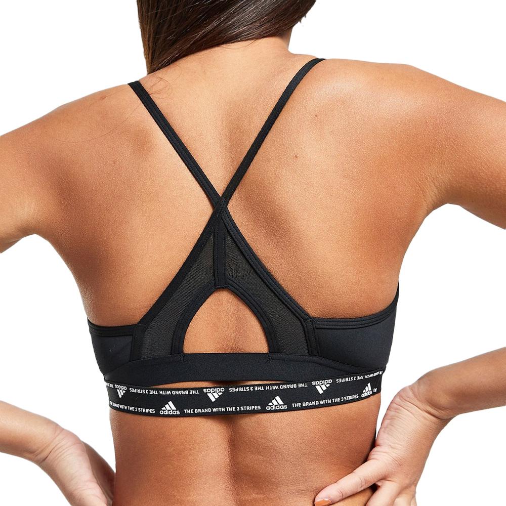 Brassière Noire Femme Adidas HC7862 vue 2