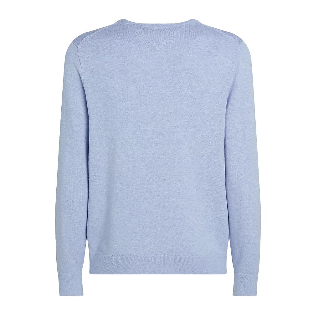 Pull Bleu Homme Tommy Hilfiger Pima MW0MW28046 vue 2