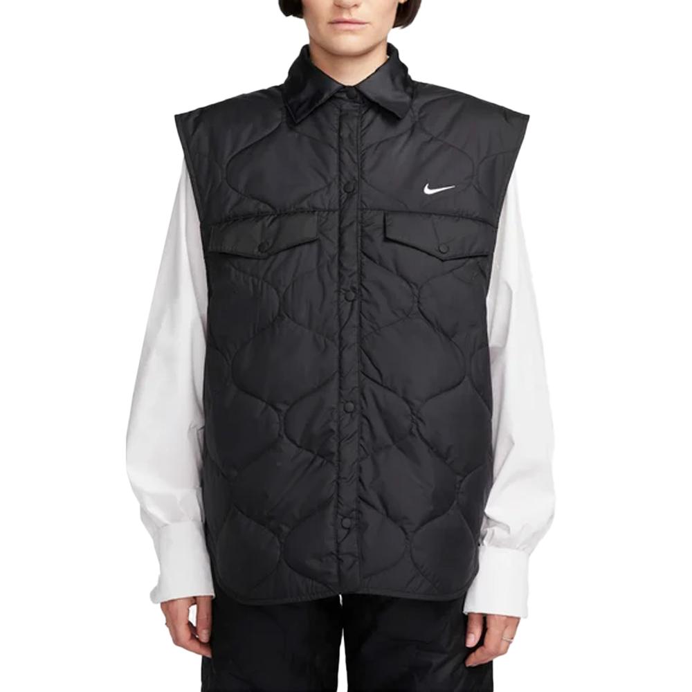 Veste Sans Manches Noire Femme Nike Vest pas cher