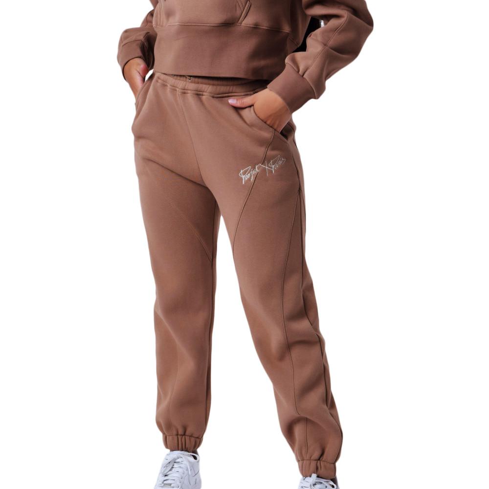 Jogging Marron Femme Project X Paris Surpiqure pas cher