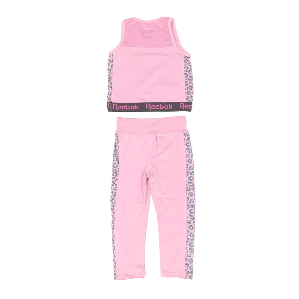 Ensemble Rose Fille Reebok Animal Active