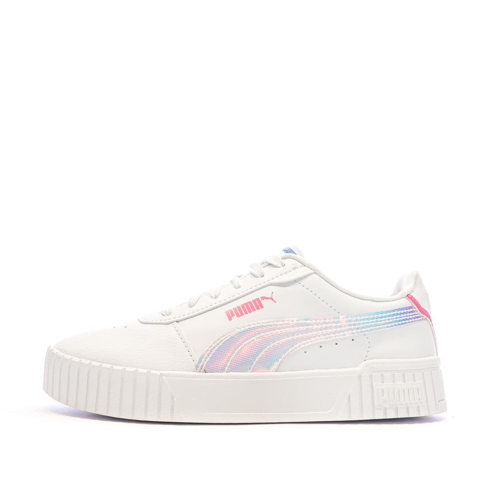 Baskets Blanches Fille Puma Carina 2.0 Deep Dive pas cher