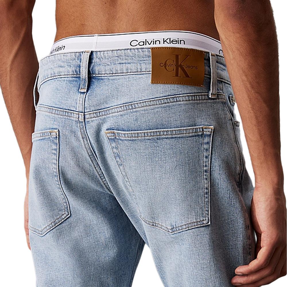 Jean Bleu Clair Slim Homme Calvin Klein Jeans Light vue 3