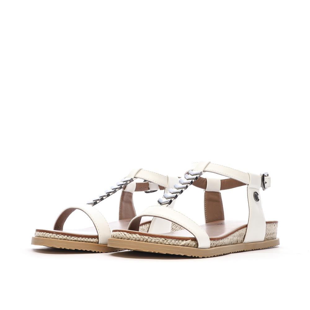 Sandales Blanches Femme Chattawak SARA vue 6