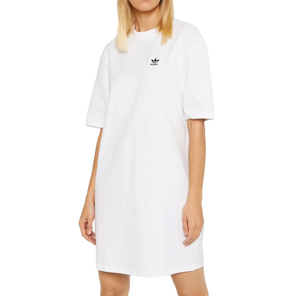 Robe Blanche Femme Adidas Trèfle pas cher