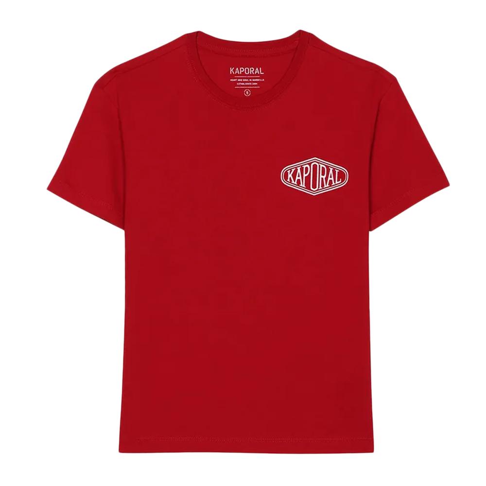T-shirt Rouge Garçon Kaporal MERCYH pas cher
