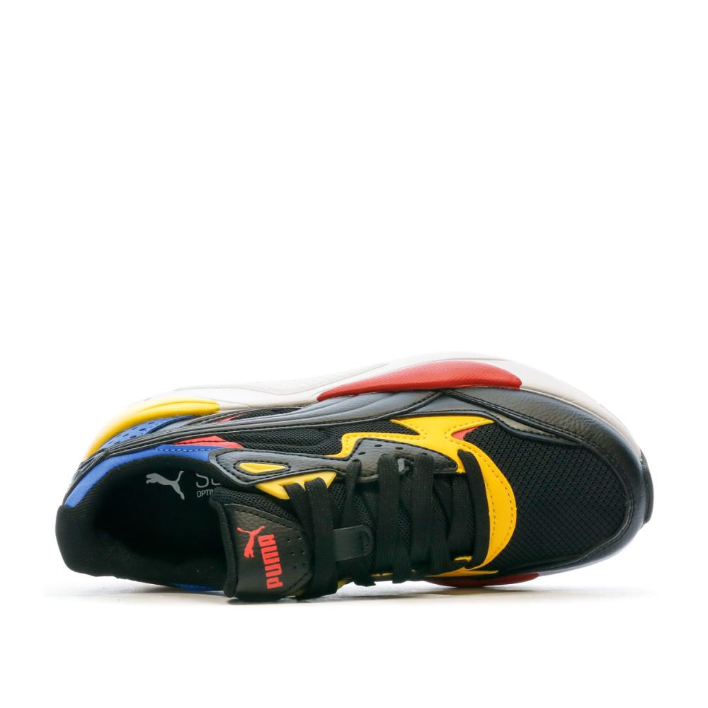 Baskets Noir/Bleu/Jaune Garçon Puma X-Ray Speed vue 4