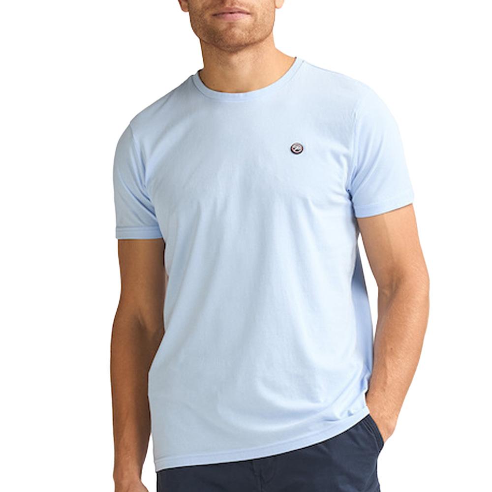 T-Shirt Bleu clair Homme Petrol Industries TSR002 pas cher