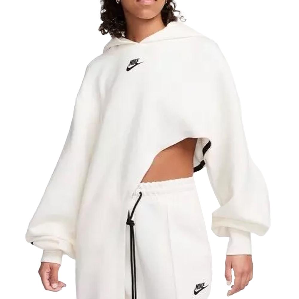 Sweat Blanc Femme Nike Asym pas cher