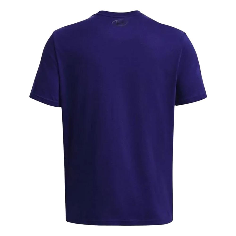 T-shirt Bleu Homme Under Armour Left Chest 1326799 vue 2