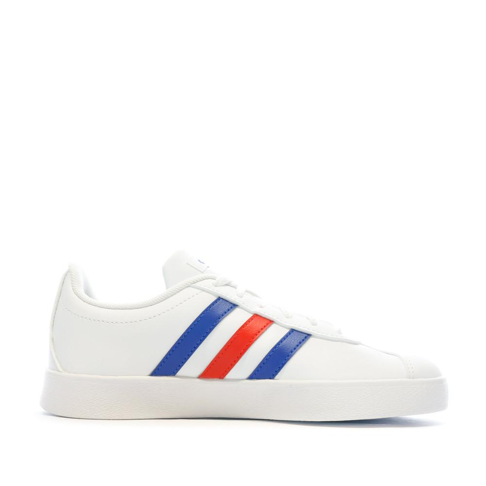 Baskets Blanches Garçon Adidas Vl Court 2.0 K vue 2