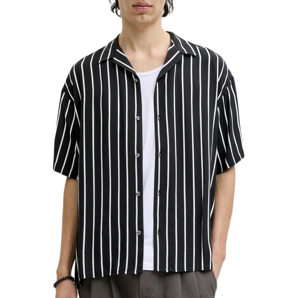 Chemise Blanc/Noir Homme Jack & Jones Jjejeff pas cher