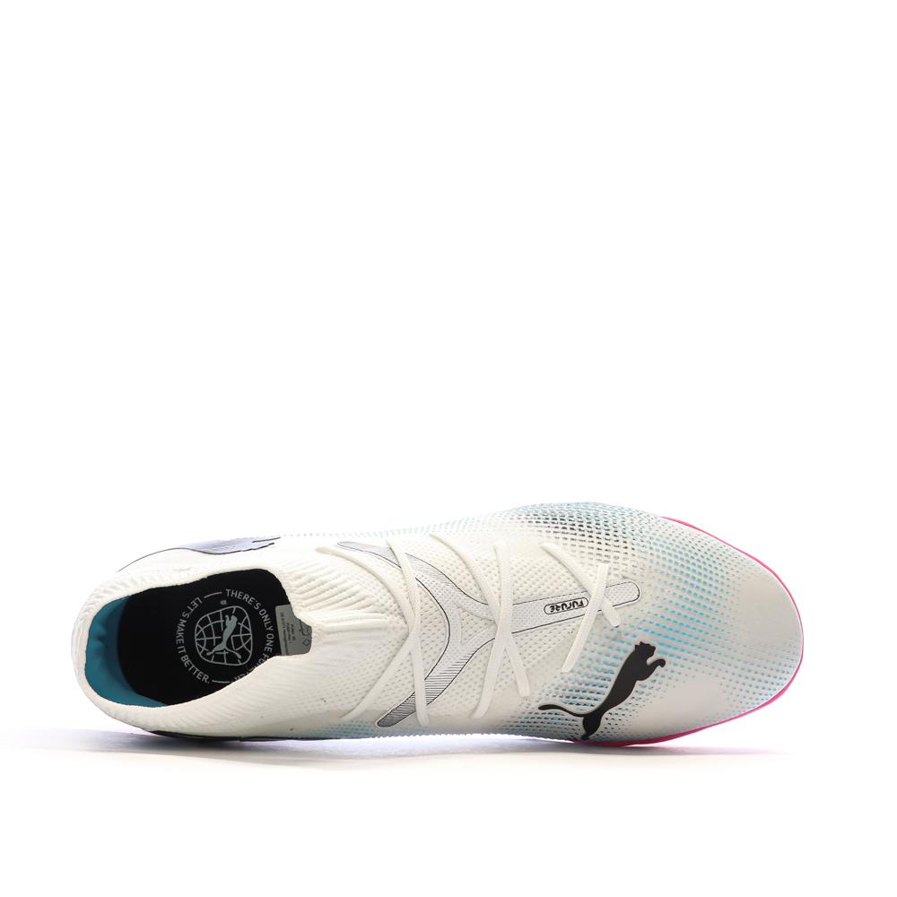 Chaussures de football Blanc/Rose Homme Puma Match Future 7 vue 4