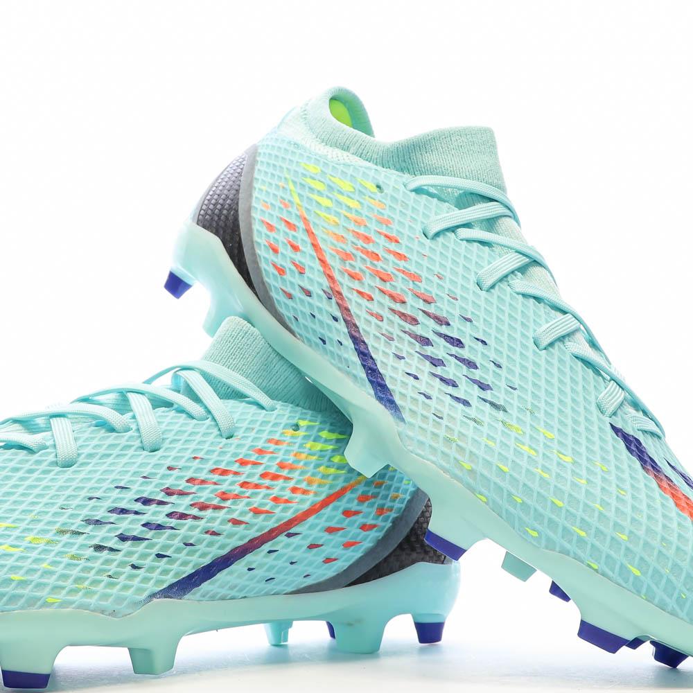 Chaussures de Foot Bleues Homme Adidas Speedportal.3 FG vue 7