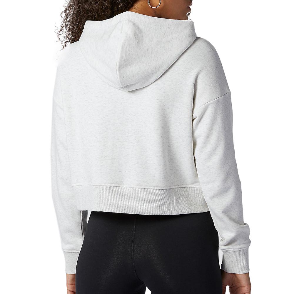 Sweat zippé Gris Femme New Balance Essential vue 2