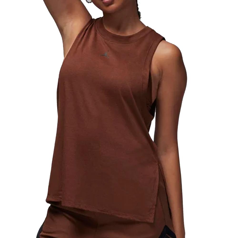 Débardeur Marron Femme Nike Diamond pas cher