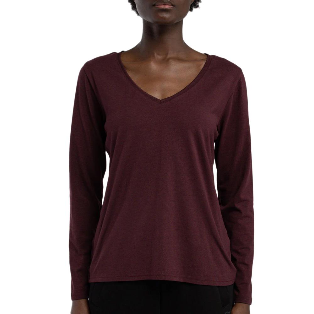 T-shirt Bordeaux Femme Teddy Smith Mianas pas cher