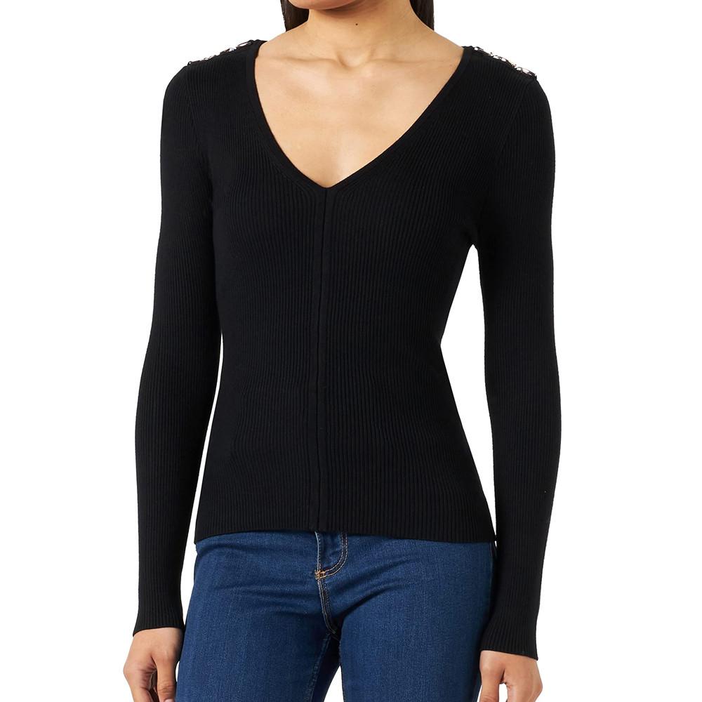 Pull Noir Femme Morgan Mjun pas cher