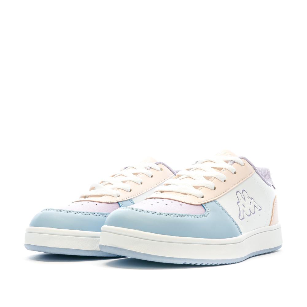 Baskets Blanc/Rose Fille KAPPA Malone Lace vue 6