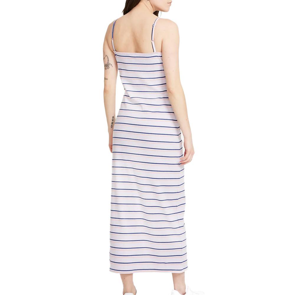 Robe à rayures Mauve Femme Nike Dress Maxi vue 2
