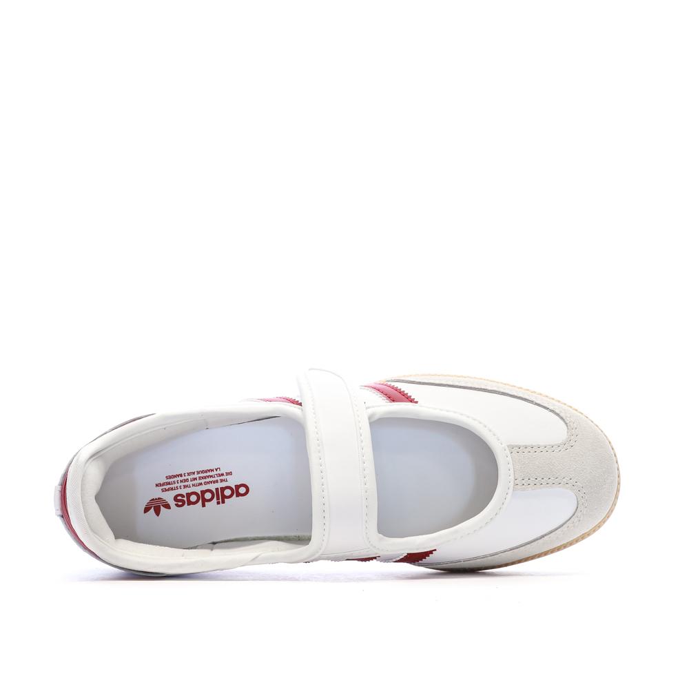 SAMBA JANE Baskets Blanc/Rouge Adidas vue 4