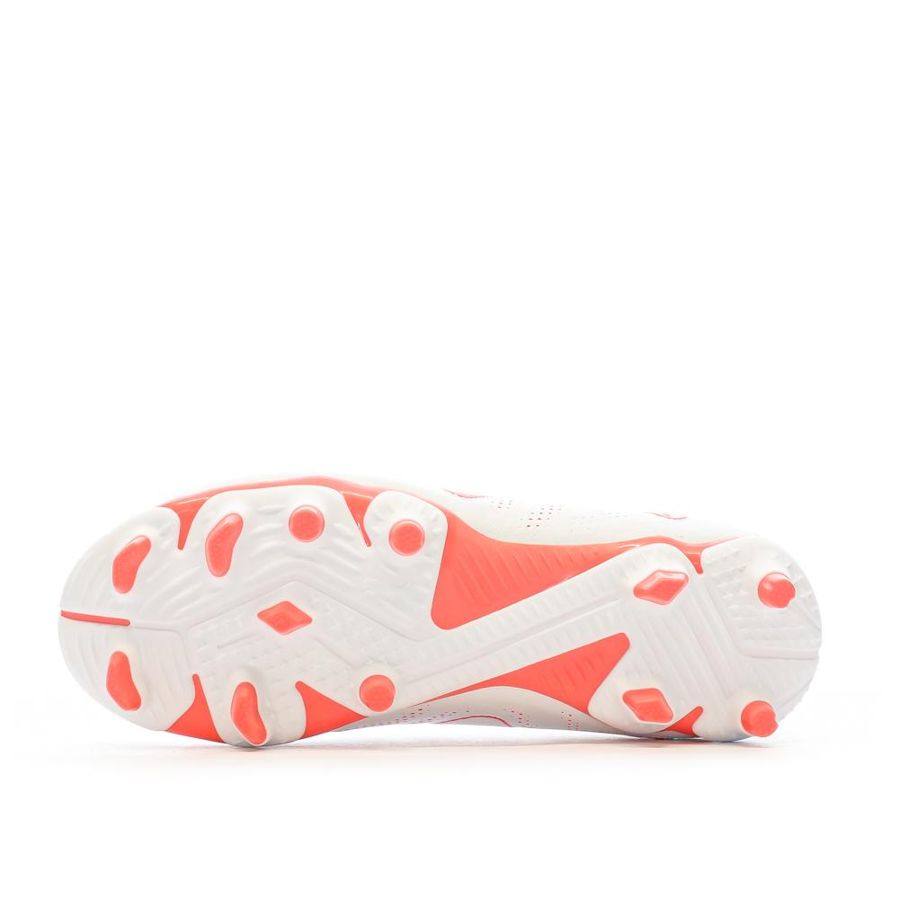 Chaussures de foot Blanc/Rose Enfant Puma Future Play FG vue 5