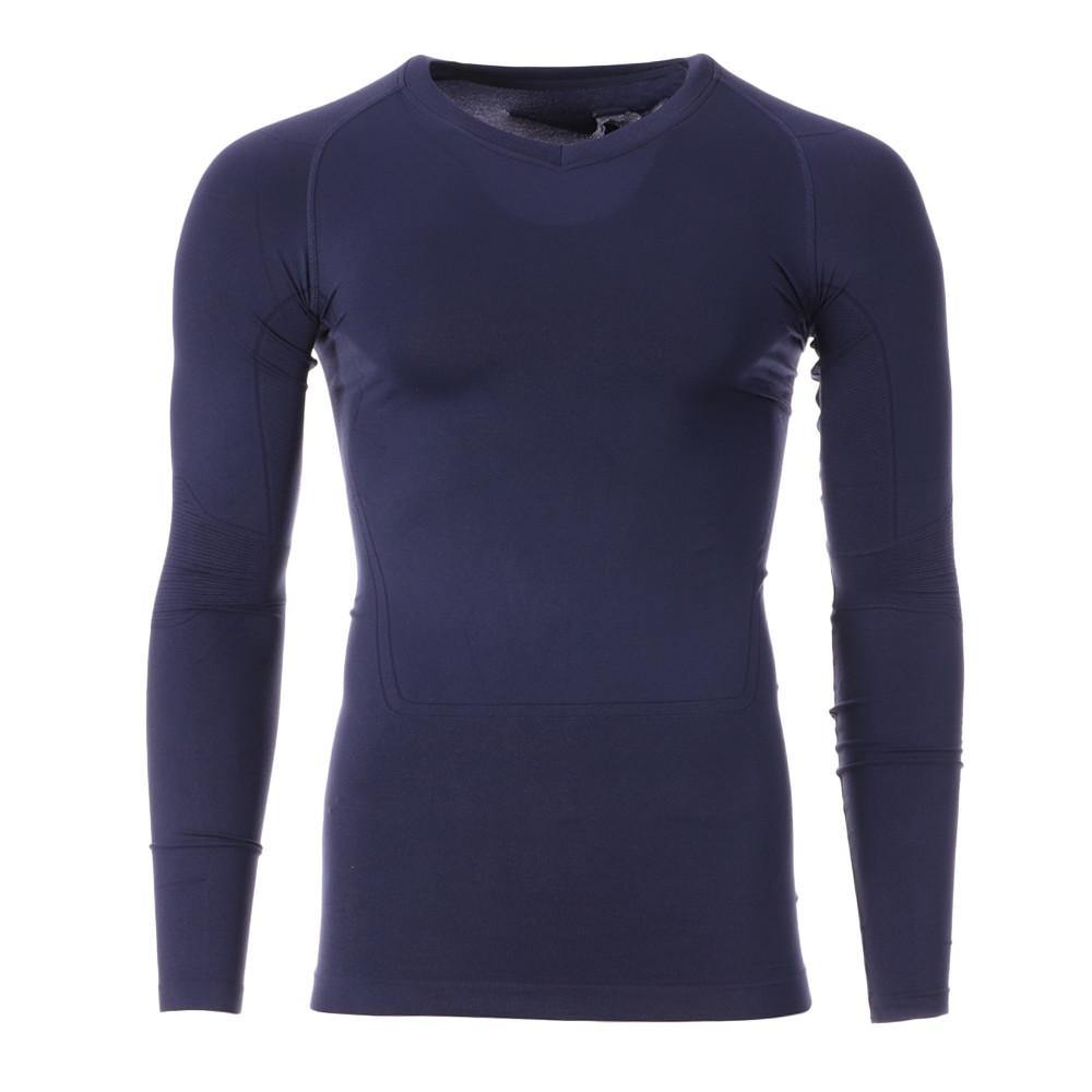 T-shirt Manches Longues Marine Homme technique Nike Pro pas cher