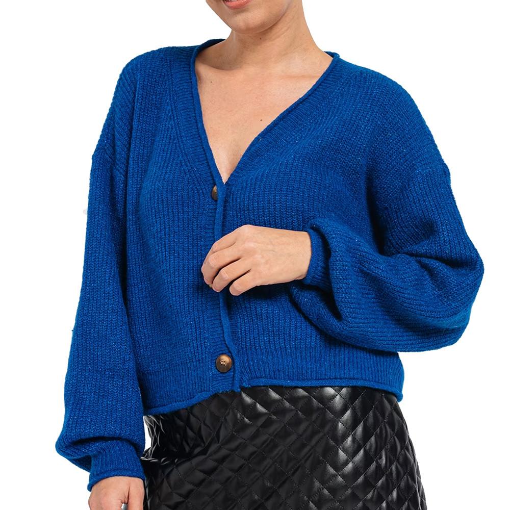 Gilet Bleu Femme Vero Moda Cardi pas cher